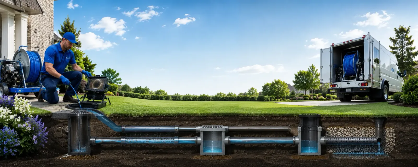 Outdoor drain cleaning information for Oak Island, NC